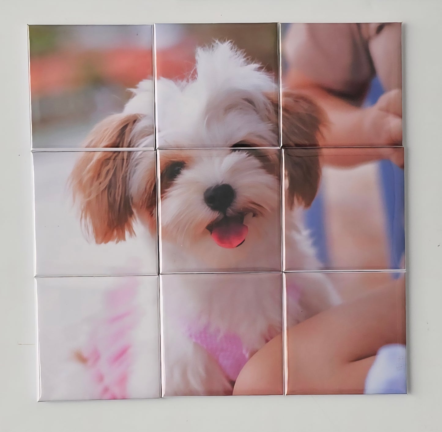 2x2" Puzzle Photo Magnets - Set of 9